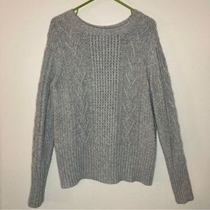 Gap Grey Cotton/Wool Pullover Sweater